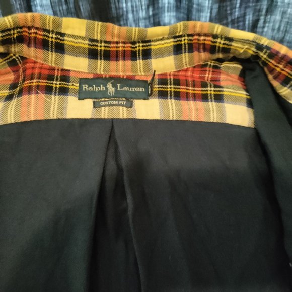 RALPH LAUREN CUSTOM FIT PLAID POLO SHIRT. [E.U.C] - Picture 4 of 8